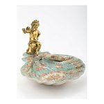 Блюдо с бронзовым ангелом Porcelain Angels of Paradise варинант исполнения - 2 | Loft Concept в Липецке