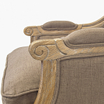 Кресло William Classical Armchair brown flax варинант исполнения - 4 | Loft Concept в Липецке