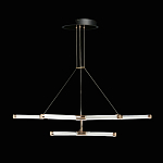 Люстра с геометрической конструкцией из вытянутых цилиндрических плафонов Hex Scaffold  варинант исполнения - 4 | Loft Concept в Липецке