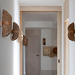 Бра плетеное из ротанга Chainmail варинант исполнения - 3 | Loft Concept в Липецке