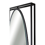 Зеркало овальное в металлической оправе в стиле лофт Urban Style Space варинант исполнения - 3 | Loft Concept в Липецке