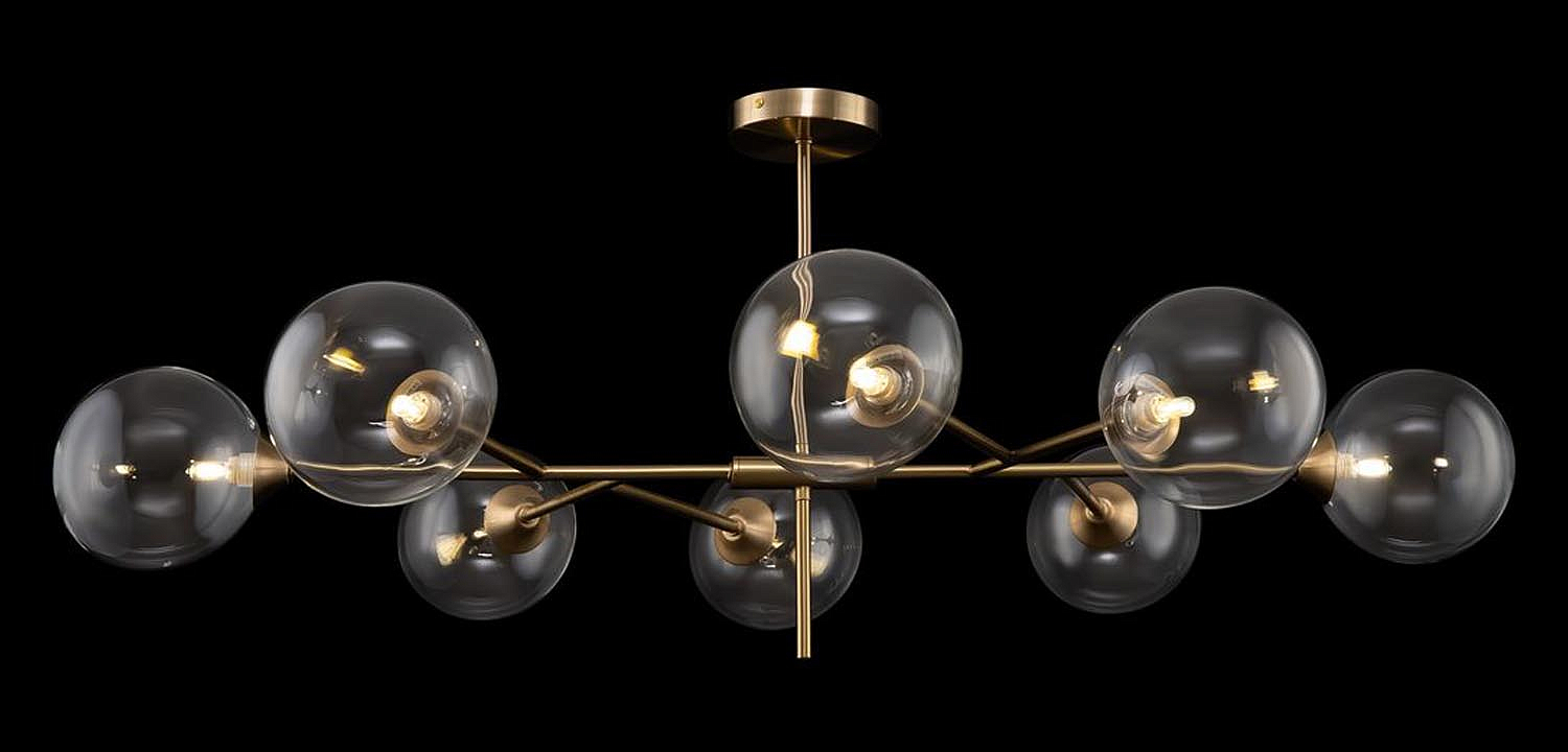 Потолочная люстра Gallotti & Radice Leaf Bronze 8 Потолочная люстра Gallotti & Radice Leaf Bronze 8 - Loft-Concept в Липецке