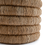 Плетеная корзина с крышкой из плетеного бананового дерева Zuwena Wicker Basket варинант исполнения - 5 | Loft Concept в Липецке