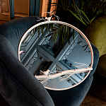 Зеркало настенное в раме белого цвета с декором птица на ветке Mirror Portal варинант исполнения - 3 | Loft Concept в Липецке