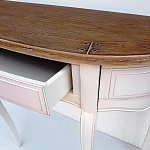 Деревянная консоль с ящиком в стиле прованс Montmartre Provence Connsole Table варинант исполнения - 3 | Loft Concept в Липецке