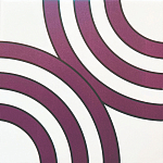 Дизайнерская плитка с узором Мишень варинант исполнения - 2 | Loft Concept в Липецке