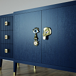 Большой Комод-буфет Elsa Dreams Blue с ящиками варинант исполнения - 2 | Loft Concept в Липецке