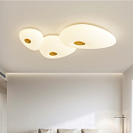 Потолочный светильник с тремя овальными матовыми плафонами TRIDalmen варинант исполнения - 1 | Loft Concept в Липецке