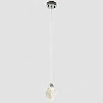 Подвесной светильник с хрустальным плафоном хром Esme Crystal Chrome Hanging Lamp варинант исполнения - 2 | Loft Concept в Липецке