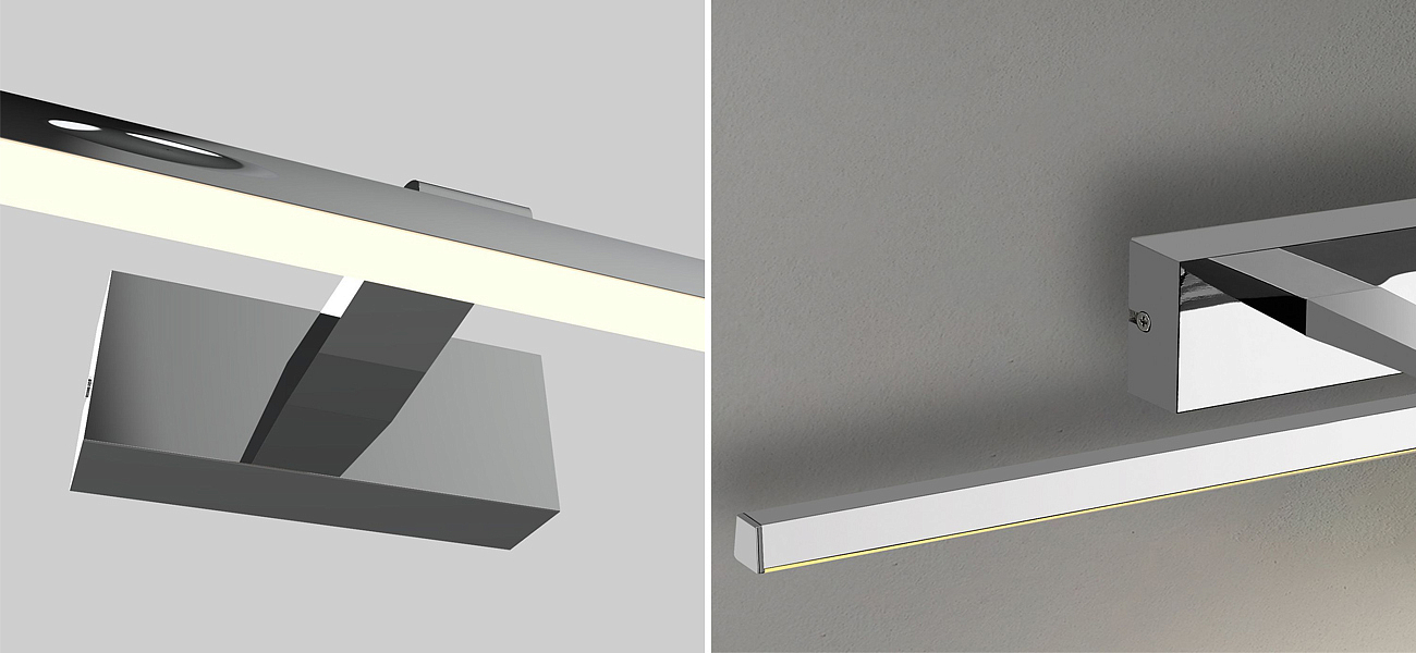 Настенная подсветка цвета хром BACKLIGHT Настенная подсветка цвета хром BACKLIGHT - Loft-Concept в Липецке