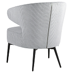 Современное мягкое кресло на металлических ножках Rakush Grey варинант исполнения - 4 | Loft Concept в Липецке