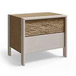 Тумба 2 ящика с подсветкой на рельефном фасаде Warm Industrial варинант исполнения - 7 | Loft Concept в Липецке