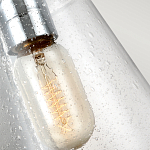 Бра с плафоном в форме колокола из прозрачного стекла с пузырьками Feiss варинант исполнения - 5 | Loft Concept в Липецке