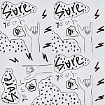 Плитка с узором Граффити 3 варинант исполнения - 1 | Loft Concept в Липецке