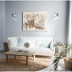 Подвесной светильник со стеклянном плафоном в форме бокала Kaleido варинант исполнения - 22 | Loft Concept в Липецке