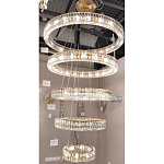 Многоярусная Люстра Elizabeth Золото Вертикальная композиция из пяти хрустальных светильников варинант исполнения - 2 | Loft Concept в Липецке