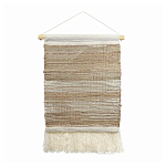 Панно из шерсти и хлопка с узором Beige Calista Cascade варинант исполнения - 2 | Loft Concept в Липецке