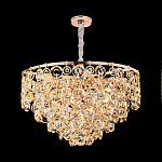 Люстра каскадная с подвесками в форме колец Galaxy of Light варинант исполнения - 6 | Loft Concept в Липецке