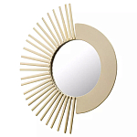 Зеркало-солнце круглое с золотистыми лучами SunMoon  варинант исполнения - 1 | Loft Concept в Липецке