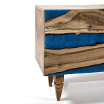 Стильный Буфет лофт 4 двери Cabinet Crimson River фасад эпоксидная смола  варинант исполнения - 3 | Loft Concept в Липецке