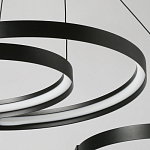 Люстра подвесная светодиодная в виде волнообразной ленты Ribbon Vortex варинант исполнения - 7 | Loft Concept в Липецке