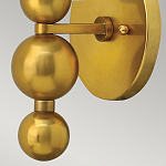 Бра с белым матовым стеклянным плафоном и тремя декоративными шарами Hinkley варинант исполнения - 8 | Loft Concept в Липецке