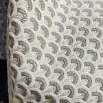 Мебельная ткань Жакард Чешуя бежевый цвет N 1050 варинант исполнения - 1 | Loft Concept в Липецке