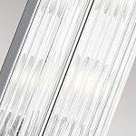  Бра для ванных комнат вертикальное с длинным прозрачным рифленым плафоном Feiss варинант исполнения - 3 | Loft Concept в Липецке