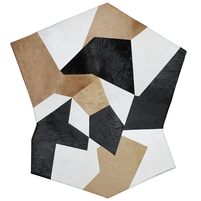 Дизайнерский шерстяной ковер Gio Ponti D.754.1 Rug Бежевый Белый Черный Дизайнерский шерстяной ковер Gio Ponti D.754.1 Rug Бежевый Белый Черный в Липецке | Loft Concept