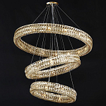 Хрустальная Люстра Элизабет из трех колец Золото  варинант исполнения - 1 | Loft Concept в Липецке