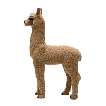 Декоративная статуя с мягкой шерстью Brown Alpaca варинант исполнения - 2 | Loft Concept в Липецке