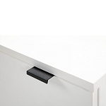 Тумба прикроватная белая с ящиками Strict Lines варинант исполнения - 4 | Loft Concept в Липецке