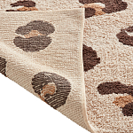 Ковер из хлопка с леопардовым принтом Soft Hugs варинант исполнения - 3 | Loft Concept в Липецке