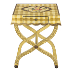 Приставной столик с ящиком в стиле ретро Vintage Rustic Tablecloth варинант исполнения - 1 | Loft Concept в Липецке