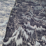 Мебельная ткань Вышивка серый цвет 130 см T2-39 варинант исполнения - 1 | Loft Concept в Липецке