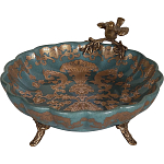 Блюдо фарфоровое Птица на ветке Flora варинант исполнения - 2 | Loft Concept в Липецке