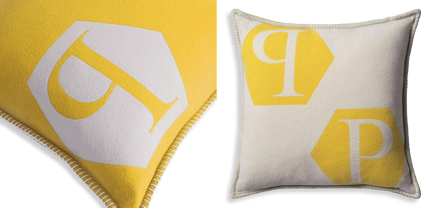 Подушка Philipp Plein Cushion Cashmere PP Logo 65 x 65 Yellow Подушка Philipp Plein Cushion Cashmere PP Logo 65 x 65 Yellow - Loft-Concept в Липецке