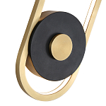 Бра с овальной рамой цвета латунь Midnight Orbit варинант исполнения - 2 | Loft Concept в Липецке