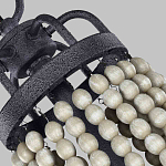 Люстра с 6-ю лампами и кремовыми деревянными бусинами Feiss варинант исполнения - 6 | Loft Concept в Липецке