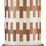 Настольная лампа с узором вдоль колоннообразного основания Brick Surface варинант исполнения - 1 | Loft Concept в Липецке