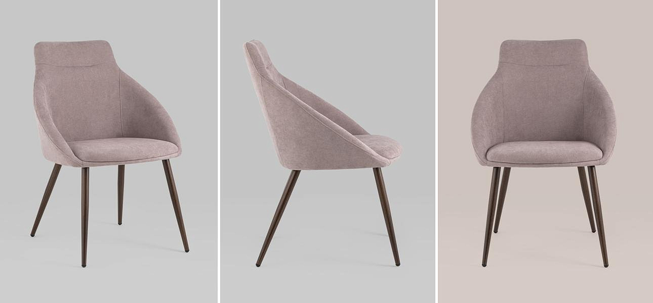 Стул Queenie Chair Пыльно-Розовый Цвет Стул Queenie Chair Пыльно-Розовый Цвет - Loft-Concept в Липецке