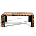 Кофейный Стол River in Autumn Elm Resin Coffee Table варинант исполнения - 3 | Loft Concept в Липецке