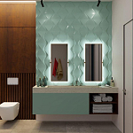 Гипсовая 3D панель с принтографией PM-24 варинант исполнения - 1 | Loft Concept в Липецке