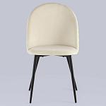 Мягкий стул в бежевом велюре Miruna Chair варинант исполнения - 3 | Loft Concept в Липецке