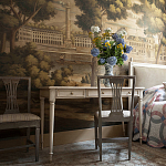 Обои ручная роспись Monuments of Paris Roberts on antique scenic Xuan paper варинант исполнения - 2 | Loft Concept в Липецке