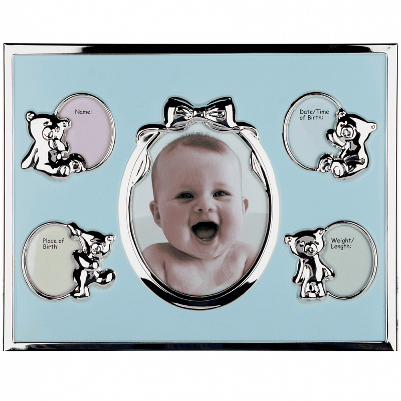 Фоторамка детская Childhood Corner Sun 5 фото Серебристый Голубой Розовый Фоторамка детская Childhood Corner Sun 5 фото Серебристый Голубой Розовый в Липецке | Loft Concept