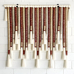 Декор настенный в Эко стиле с кисточками wall panel Thread brushes варинант исполнения - 1 | Loft Concept в Липецке