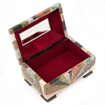 Шкатулка из натурального камня змеевик Stone Casket варинант исполнения - 3 | Loft Concept в Липецке