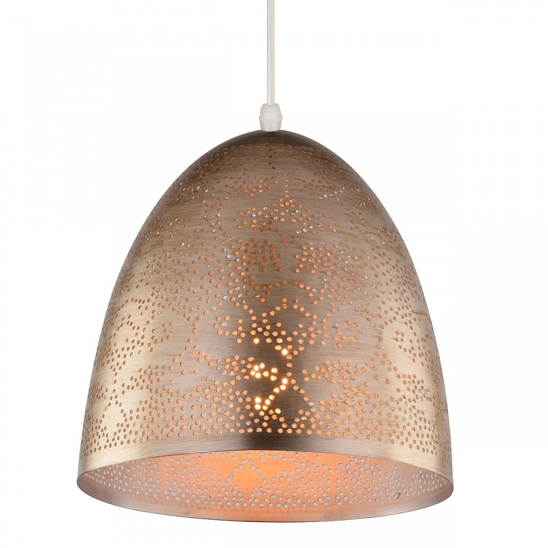 Подвесной светильник perforation oriental ornament dome Золотой в Липецке | Loft Concept 