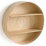 Полка настенная из бамбука Zenara варинант исполнения - 3 | Loft Concept в Липецке